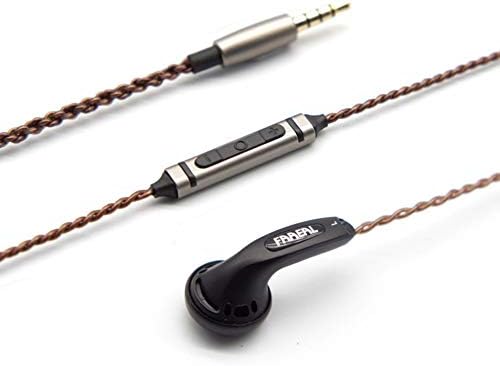 FAAEAL Iris 2.0 Mic Version Auriculares con Mando y Micrófono 0.138in Auriculares de graves pesados con cálido sonido puro Auriculares para