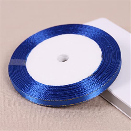 Rubans de satin, 25 mètres/rouleau 1/4 '' (6mm) rubans de ruban d'or rubans en satin rubans d'emballage cadeau (Color : 40) Cover