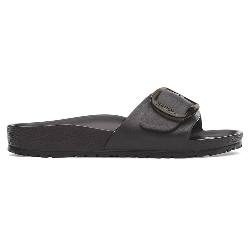 BIRKENSTOCK Madrid Big Buckle ブラックサンダル Madrid Big Buckle Birko-Flor Patent in Patent Black/Gold