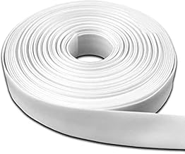 Polyolefin HeatShrink Tube Pack of 2 Meters Heat Shrink cable sleeve Size and Color (8mm, White, 1)