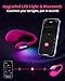 LOVENSE Lush 4 Remote Control G-spot Vibrator, Wearable Long Distance Adult Sex Toys & Games with LED Light, App Controlled Egg Vibrators for Women Couples, Powerful Vibration, Discreet, Waterproof
