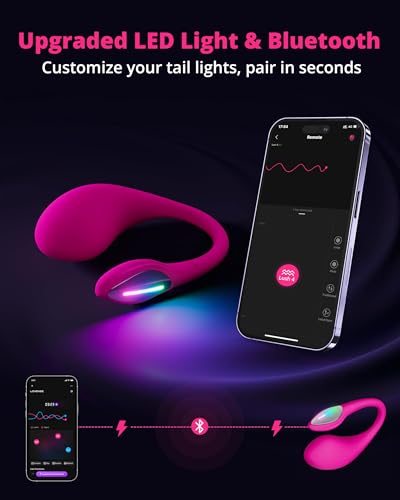 lovense lush 4 remote control g-spot vibrator wearable long distance adult sex toys amp games with led light app controlled egg vibrators for women couples powerful vibration discreet waterproof