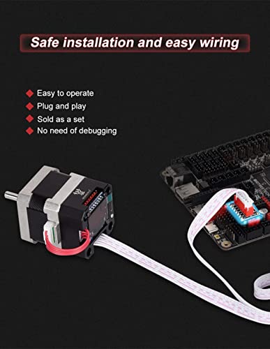 Image of BIGTREETECH S42C V1.1 High Speed Closed Loop Driver Control Board 42 Stepper Motor Prevent Multi-Step and Losing Steps with Low Heat Generation for 3D Printer (S42C V1.1+Metal Protective Cover+Motor)