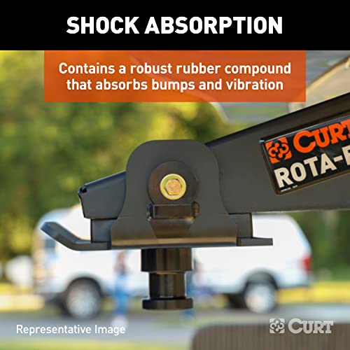 Curt 328330 18K Rota-Flex Rubberized Fifth Wheel Pin Box #TOP4
