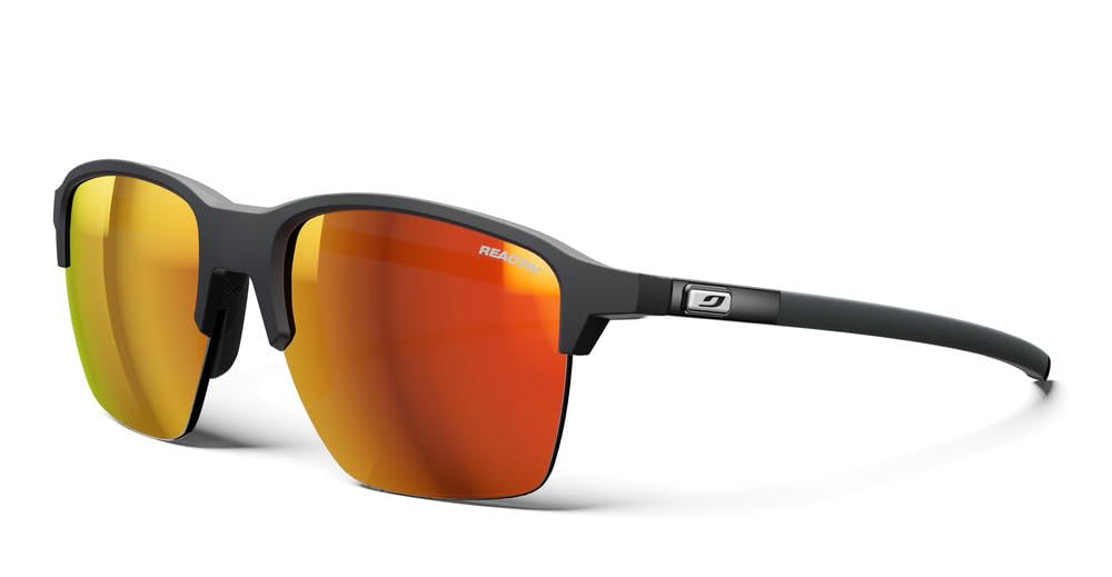 Julbo CROSSLINE Męskie okulary przeciwsłoneczne - Czarne/Czarne Błyszczące - Fotochromowe 1 <> 3
