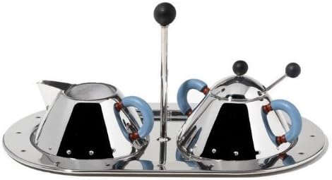 Michael Graves Creamer and Sugar Bowl w/ Tray Set