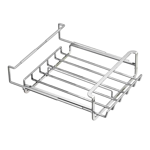 Generisch Organizador de bebidas para frigorífico, de acero inoxidable, ahorra espacio, organizador de botellas de metal para frigorífico, para botellas de cerveza, bebidas, armario, congelador