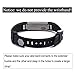 B-Great Silicone Extender Bands for Larger Size Wrist or Ankle Wear Compatible with Fitbit Flex/2 Fitbit Alta/HR or Fitbit Ace Watch Band (Black, Pack of 2)