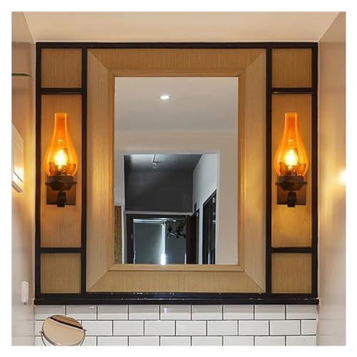 Applique murale LED avec diffuseur industriel pour effet rétro - 3