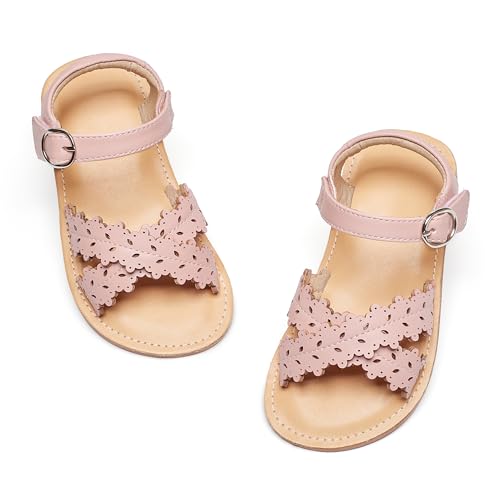 Image of GINFIVE Toddler Girls Sandals Girls Toddler Sandals Little Girls Kids Shoes