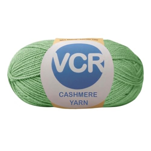 Image of VCR Dusty Green Cashmere Knitting Yarn, 100 Grams Hank, 265 Meters Length, Acrylic 75% and Nylon 25%, Soft Crosia Thread for Crochet and Knitting, Suitable for Sweaters, Pullovers and Jackets