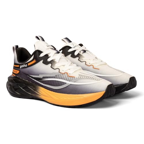 Image of YOHO Tempo Sports Shoes for Men | Stylish & Lightweight Sneaker for Man /Boys | Casual Shoe for Walking, Running, Gym & Everyday Use - 0906