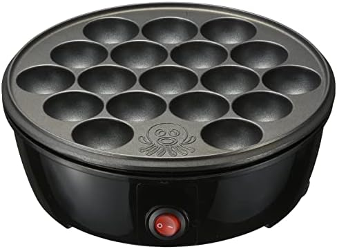 オーム電機 たこやき器 たこ焼き器 たこ焼きプレート 卓上 フッ素樹脂加工プレート 18個焼き ブラック COK-E-T65-AH-K 08-3291 OHM