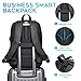 BANGE Travel Laptop Backpack with USB charge port can fit 15.6 Inch laptop for Men and Women (Grey)