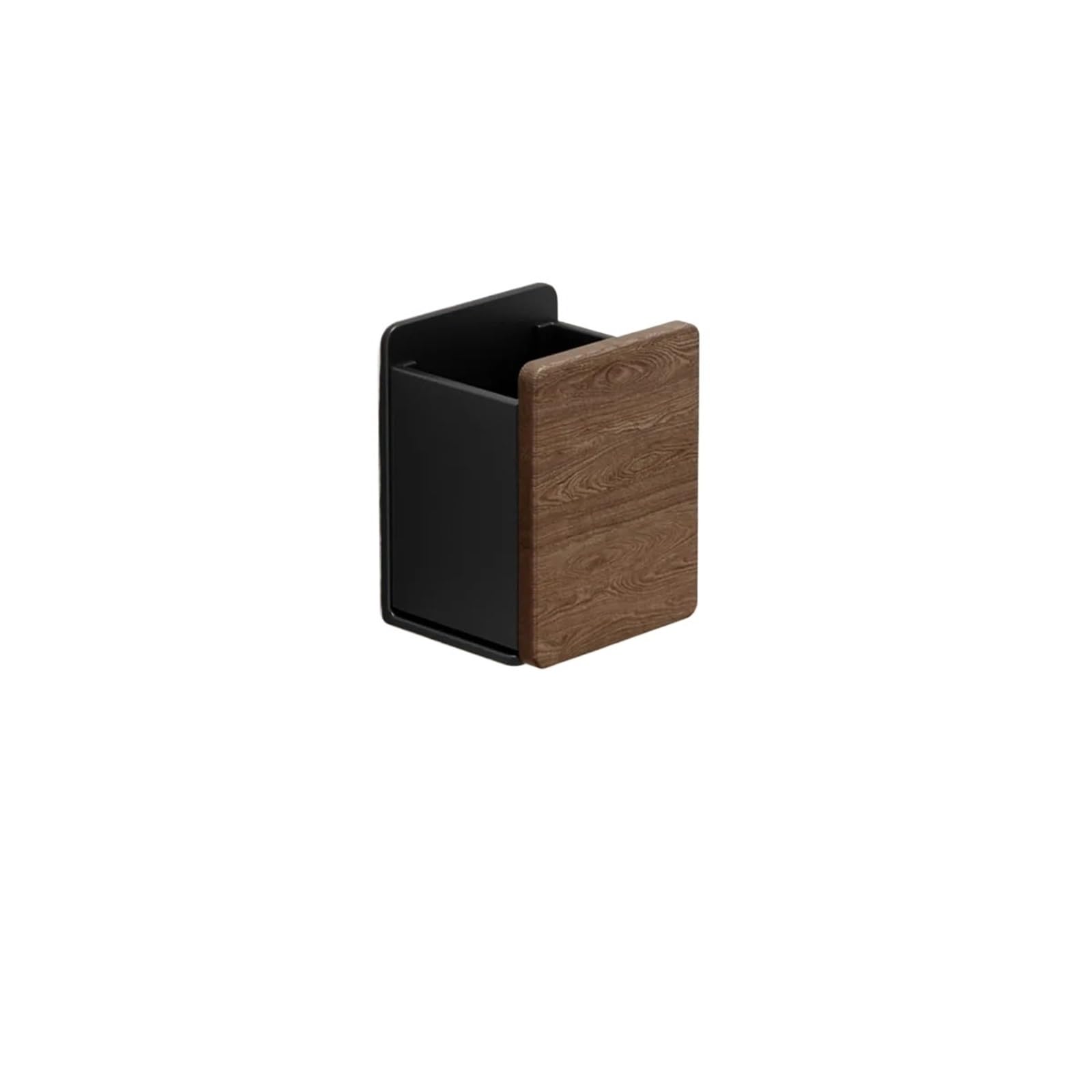 WUYXTO Desktop Remote Control Storage Box Sundries Pen Holder Stationery Makeup Brush Bathroom Shelf For Desktop(Black-A)