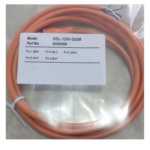 Câble de connexion capteur M12 5 broches 2m DOL-1205-G02M 6008899 fil