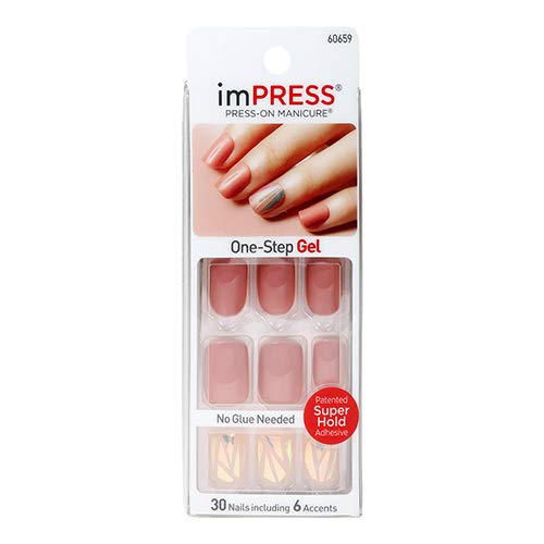 2 PACK!! Kiss imPRESS Press-On One-Step Gel Manicure (BIPD270)