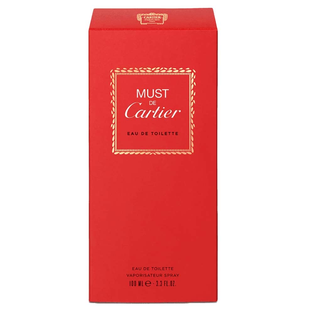 Amazon.com : Cartier Must De Cartier Eau De Toilette Spray 3.3 Oz