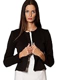 Figurbetonend Steppjacke, Damen Blazer Elegant Kurz