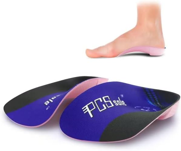 ’s 3/4 Orthotic Arch Support Shoe Insoles High Arch Support Insoles for Plantar Fasciitis, Flat Feet, Over-Pronation,Heel Pain,Heel Spur,for Men and Women