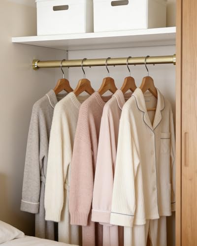 �˂�����_ Wall Mounted Valet Rods for Closets, Aluminum Rail for Windows or Shower, Clothing Store Garment Hanger Tube, 4 8 10 12 18