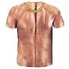 RAISEVERN T Shirt Fake Muscle Mens Cool 3D Print Funny Graphic Abs T-Shirts Womens Ugly Funky Tee Shirt Teen Boys 80S Custom Vintage Party Gifts, L #2