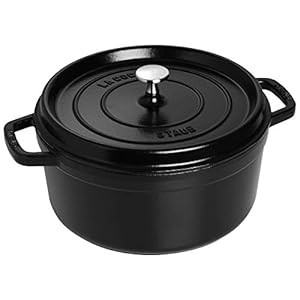 Staub La Cocotte Czarny Kociołek Żeliwny 2,6 l