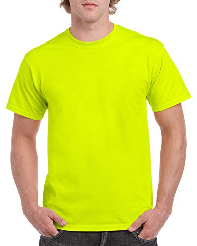 playera amarillo neon Marca Gildan