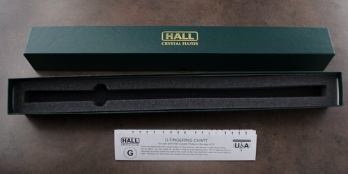 Hall Crystal Flute 11705 - Inline Glass Flute in G - Taj Mahal - Thumbnail 2