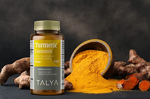 Talya Turmeric - Curcumin With Piperine Extract For Maximum Absorption, Highest Potency Available, 95% Standardized Curcuminoids, Non-Gmo, Gluten Free Tablets #TOP3