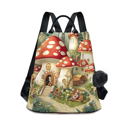 Mochila de moda para mujer antirrobo bolso de mano impermeable funcional de viaje