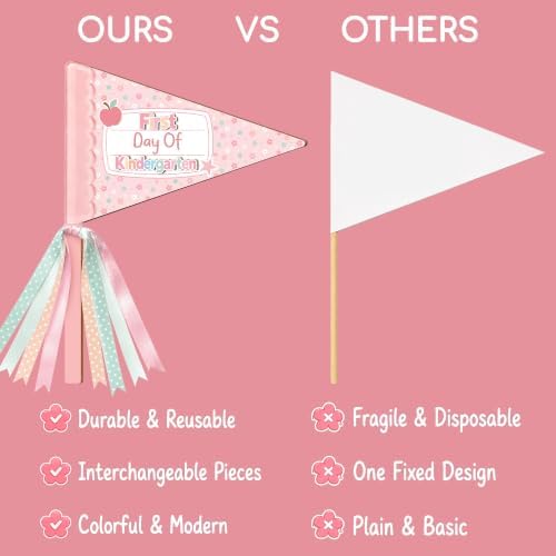 First Day of School Flag, First and Last Day of Pennant Flag - 2