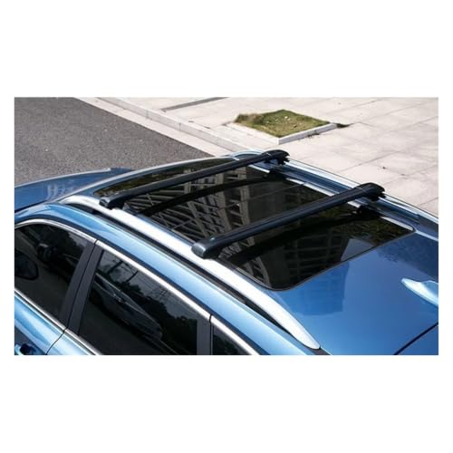 Barras de techo para coche Range Rover Freelander LR2 rails baca carga ajustable 2 piezas 4