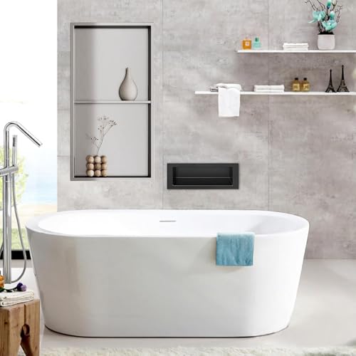 Étagère de douche haut de gamme en acier inoxydable argenté brillant - 8