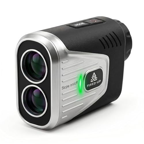 Magnetic Golf Rangefinder with Slope - 1000 Yards Laser Range Finder with Flag Lock Vibration, 6X...