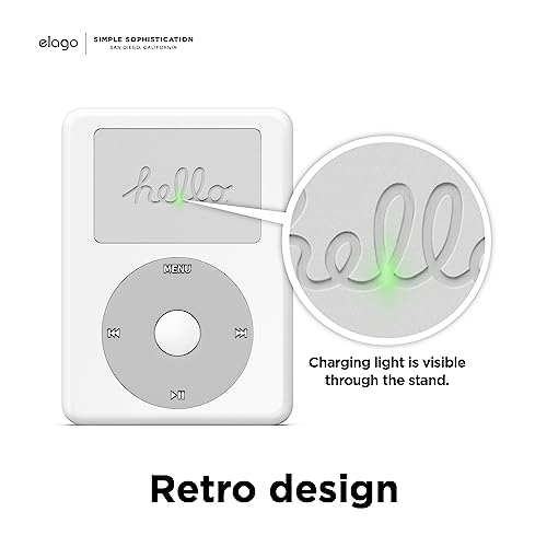 elago Airpods W6 Tesla Charging Stand Designed for 2021 2022 2023 Tesla Model 3/Y Wireless Charging Pad Car Center Council Interior Accessories Compatible with Airpods pro2, Airpods pro1, Airpods 3 - Image 5