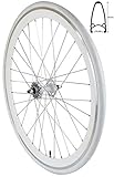Redondo 28 Zoll Hinterrad Singlespeed Fixie Laufrad Felge Weiß + Reifen