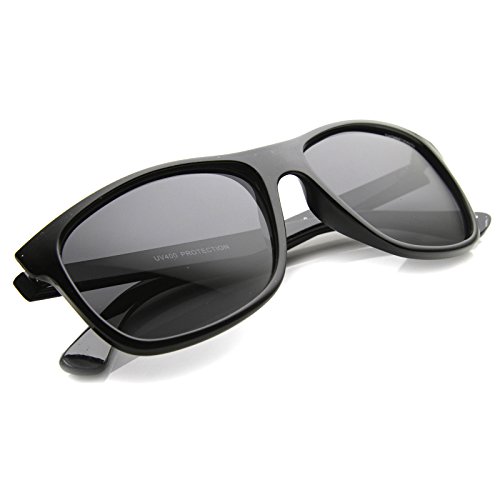 zeroUV Wide Polarized Lens Classic Casual Lifestyle Horn Rimmed Sunglasses 57mm4