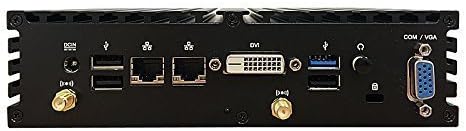 Jetway JBC375F532W-2930-B Intel Celeron N2930 Quad Core Fanless PC with 8GB DDR3L RAM, 2.5" SATA Drive, Dual LAN, Wi-Fi, DVI, SIM Slot