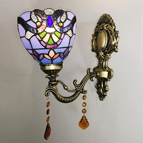 Luminaire de chambre vintage CFWSHJ en vitre pour remplacer une lampe chevet