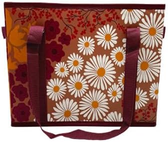 Earthwise Deluxe Collapsible Reusable Shopping Box Grocery Bag Set with Reinforced Bottom Bins Cubes (Set of 3) - Image 7