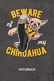 chiwawa song just dance 2016  NOTIZBUCH A5 Dotted: Chiwawa Besitzer Notizheft GEPUNKTET 120 Seiten - Chihuahua Kungfu Notizblock Vorsicht Hund Skizzenbuch - Haushund Geschenk für Hundeliebhaber Hundebesitzer Hundefreunde