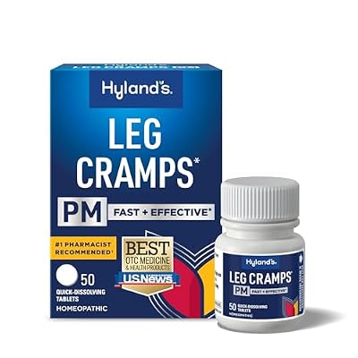 Hyland's Leg Cramps PM for Nighttime Pain Relief, 50ct