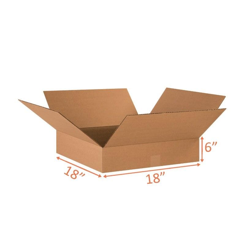 18x18x6 Inches Shipping and Packing Box (3 Pack)