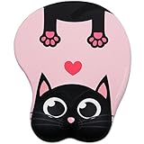 2. 【Feel Sensación táctil suave y cómoda】 ----- La superficie suave y exquisita de la almohadilla del mouse se siente como la leche. Tiene una gran flexibilidad en una superficie suave y puede mover el mouse sin problemas.