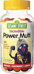 Children Multivitamin Gummy, 180 Gummies, One-Per-Day | Sesame Street Incredible Power Multi, For Kids Age 3 and Up