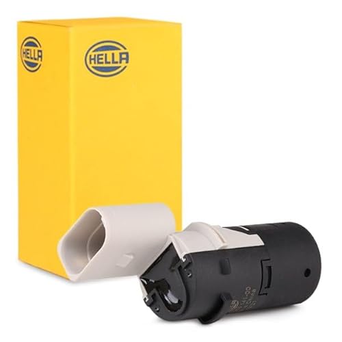 HELLA 6PX 358 141-001 Sensor, Einparkhilfe - gerade - 3-polig - gesteckt - lackierbar