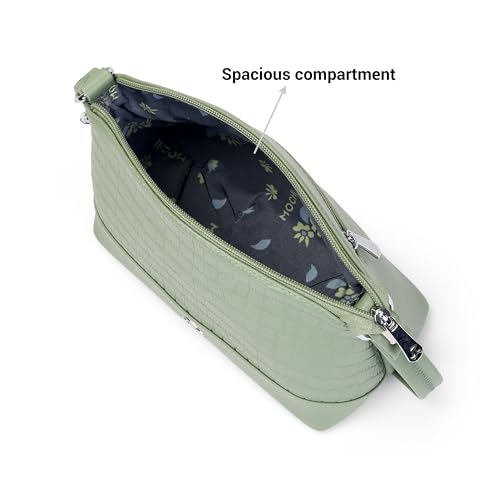 Image of Mochi Women Casual Faux leather Soft Body Zipper closure Solid Sling Bag