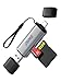DSRKE SD Kartenleser, USB 3.0 & USB C Dual Stecker Kartenlesegerät Micro SD Card Reader für SD, SDHC, SDXC, microSDHC, microSDXC, TF | Kompatibel mit iPhone 17/16/15, MacBook, Android & Windows