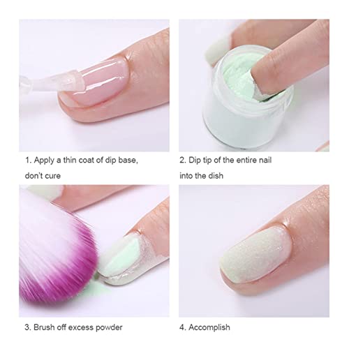 Mergulhando o Pó de Unhas - Dip Pó Conjunto Com Tudo | Conjunto de cores de imersão em pó de secagem